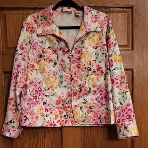 Floral Multicolor Women's Blazer